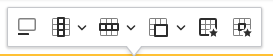 table options menu showing actions for rows, columns, merging, table properties, and cell properties