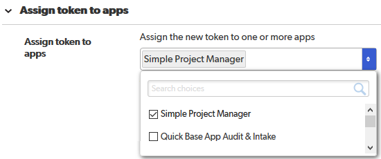 assign tokens