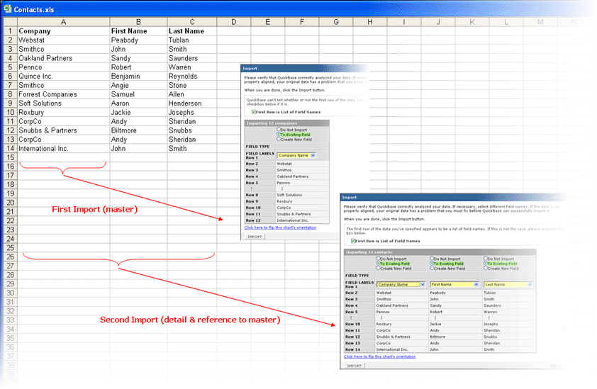 Importing Data from Excel